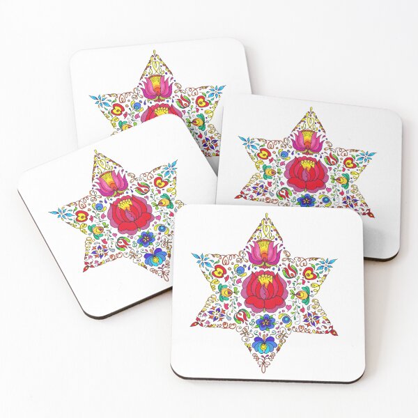 Item preview, Hexagram - Hungarian Folk Art designed and sold by kasmodiah-f.