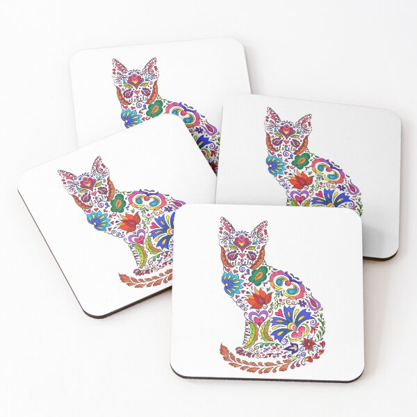 Item preview, Flowery Cat designed and sold by kasmodiah-f.