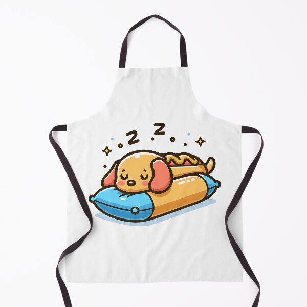 Item preview, Kawaii Hot Dog With Pillow designed and sold by CanvasCutie.