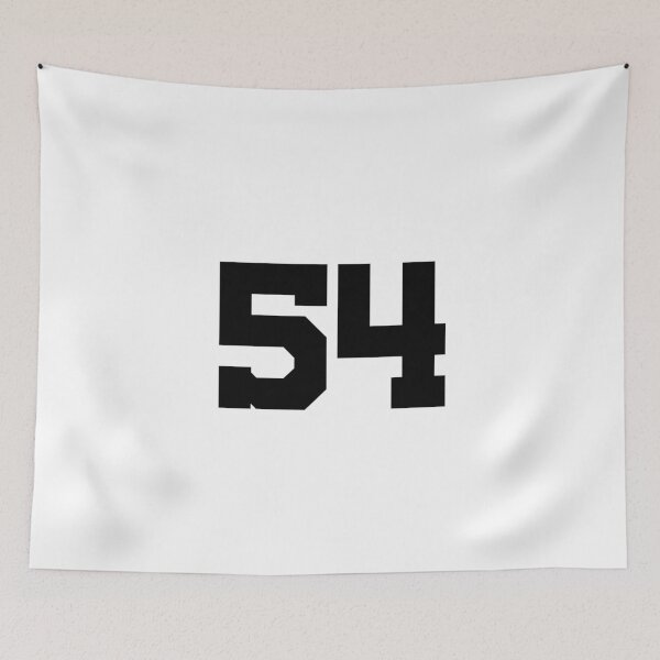Item preview, 54, fifty-four, black, University designed and sold by Numbers-Art.