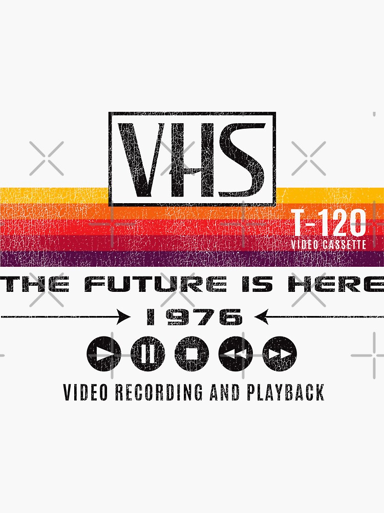 VHS The Future Is Here 1976 Worn Out Lts | Sticker