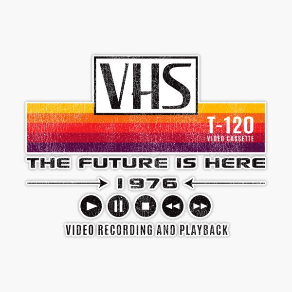 VHS The Future Is Here 1976 Worn Out Lts | Sticker