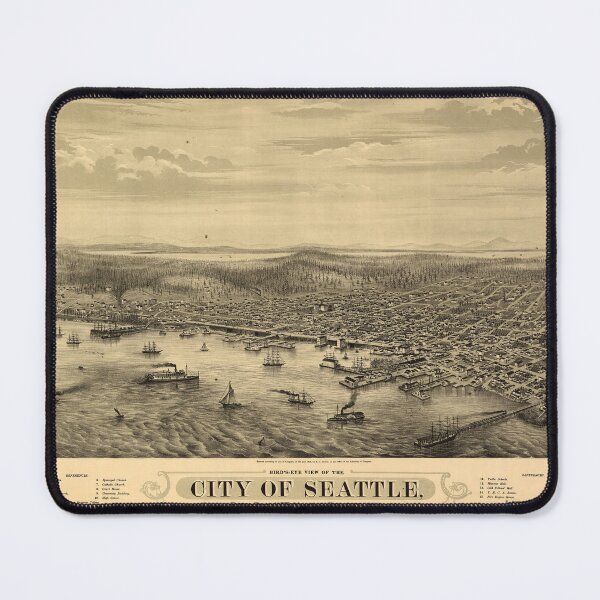 Item preview, Seattle, Washington (1878) designed and sold by allhistory.