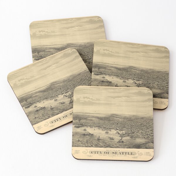 Item preview, Seattle, Washington (1878) designed and sold by allhistory.