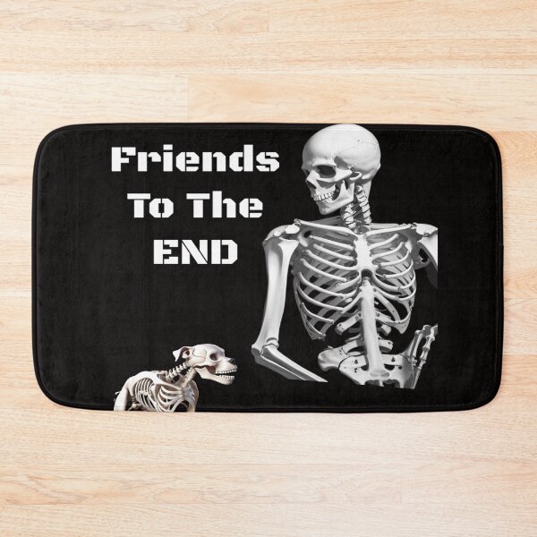 Item preview, Friends To The End Human and Dog Skeletons - PanfurWare LLC designed and sold by PanfurWare-LLC.