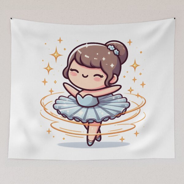 Item preview, Kawaii Dancer With Sparkly Tutu designed and sold by CanvasCutie.