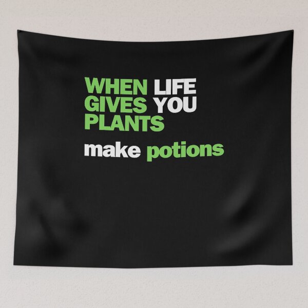 Item preview, When life gives you plants, brew potions from them designed and sold by GartenIdeen.