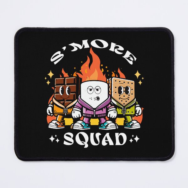 Item preview, Smore Squad outdoor Camping Campfire vintage Chocolate Marshmallow S'mores Gift designed and sold by JUSTBEELEGANT.