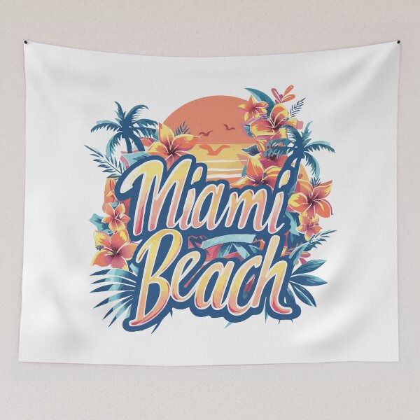 Item preview, Miami Beach Florida designed and sold by VelvetRoom.