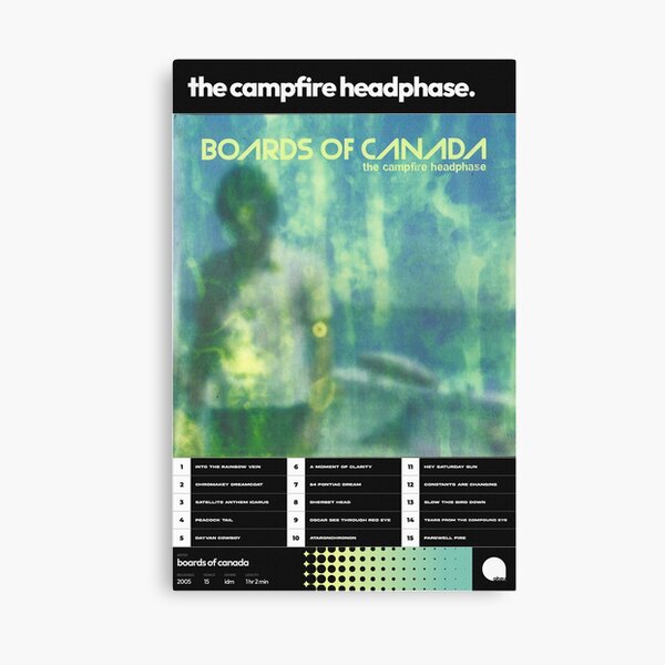 Item preview, The Campfire Headphase by Boards of Canada designed and sold by abzu.design™.