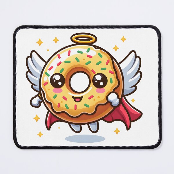 Item preview, Kawaii Donut: Wearing A Superhero Cape designed and sold by CanvasCutie.
