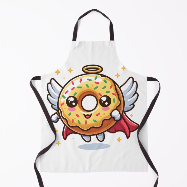Item preview, Kawaii Donut: Wearing A Superhero Cape designed and sold by CanvasCutie.