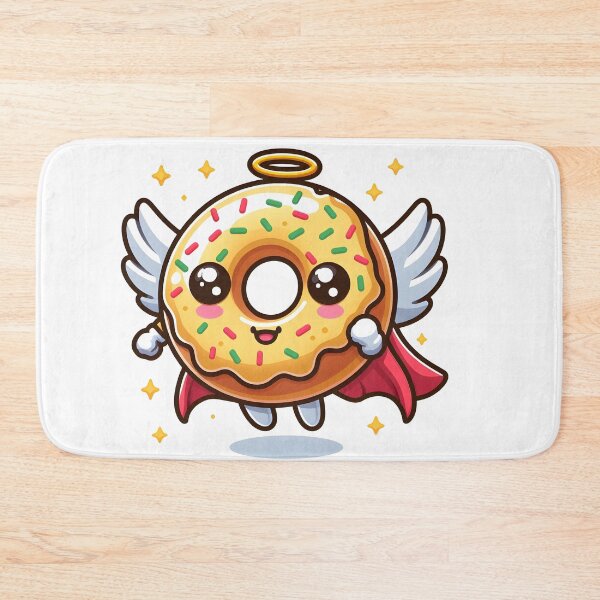 Item preview, Kawaii Donut: Wearing A Superhero Cape designed and sold by CanvasCutie.