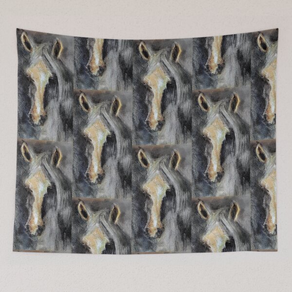 Item preview, Mystical dark horse earth tone designed and sold by Kobemyers.
