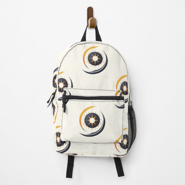 Item preview, Solar Eclipse Logo: Black and Yellow Swirl designed and sold by LyssasMindArt.