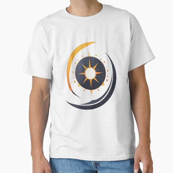 Item preview, Solar Eclipse Logo: Black and Yellow Swirl designed and sold by LyssasMindArt.