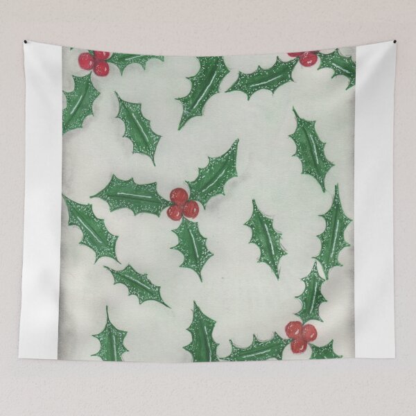 Item preview, Holly and berries  designed and sold by Artbysarah23.