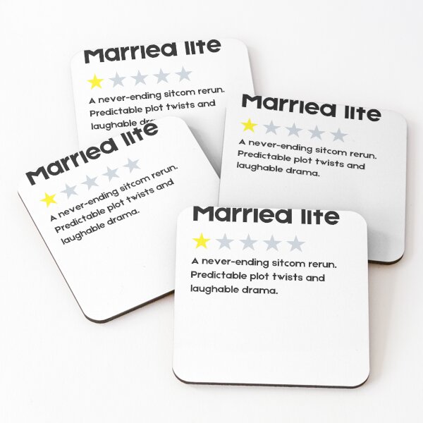 Item preview, Product Review, Married life, one star designed and sold by Numbers-Art.