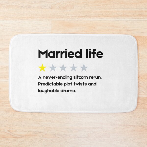 Item preview, Product Review, Married life, one star designed and sold by Numbers-Art.