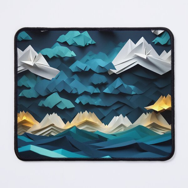 Item preview, Origami Art - Midnight Tempest: Storm Sweeping the Ocean designed and sold by ArtfulFolds.