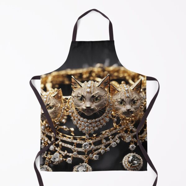 Item preview, pharaoh necklace with cats luxury jewelry fashion wear designed and sold by Carlos Gudino.