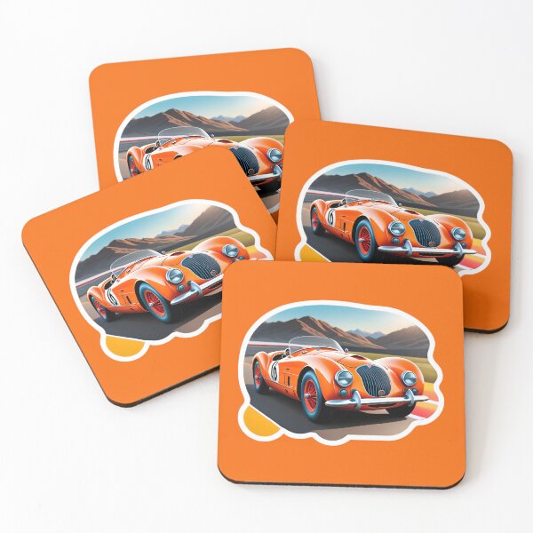 Artikelvorschau, Cool Classic Vintage Sports Car On Mountain Circuit entworfen und verkauft von TheArtOfPat.