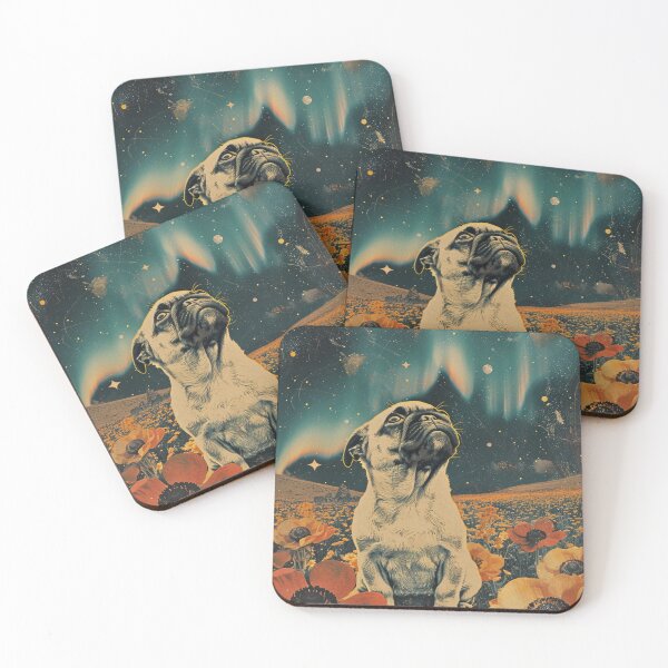 Item preview, Cute Vintage Art Inspirational Pug Puppy Aesthetic designed and sold by LVTFCOarts.