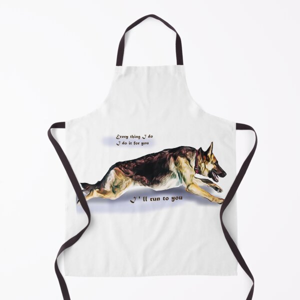 Item preview, a hudge German Shepherd runs to you designed and sold by Valérie Ozanon.