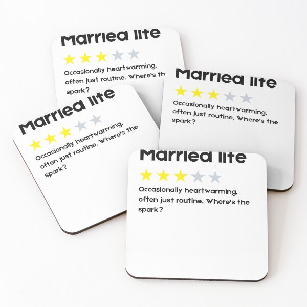 Item preview, Product Review, Married life, three star designed and sold by Numbers-Art.