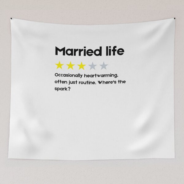 Item preview, Product Review, Married life, three star designed and sold by Numbers-Art.
