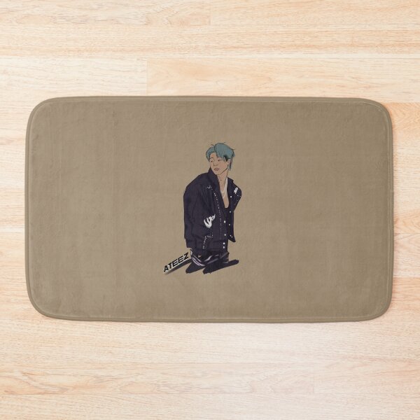 Item preview, Copia de Wooyoung Ateez Kpop blue bg designed and sold by kaaru-56.