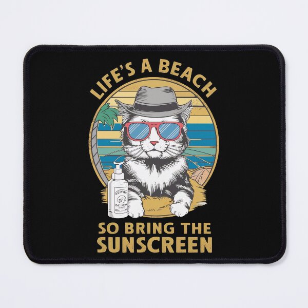 Item preview, Life's a beach so bring the sunscreen designed and sold by Tajdi.