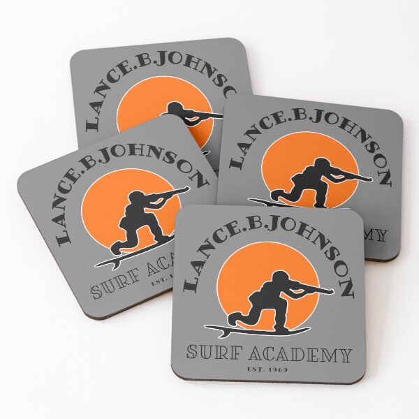 Item preview, LANCE.B.JOHNSON SURF ACADEMY. BLACK / WHITE / ORANGE. designed and sold by 5hertz.