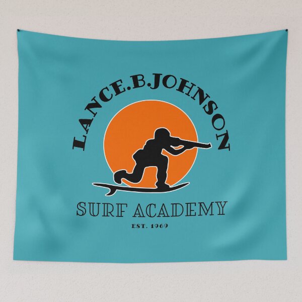 Item preview, LANCE.B.JOHNSON SURF ACADEMY. BLACK / WHITE / ORANGE. designed and sold by 5hertz.