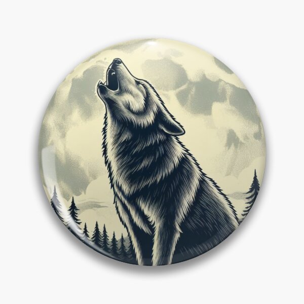 Item preview, Wild & Free Wolf under the moonlight  designed and sold by BioFaStore.