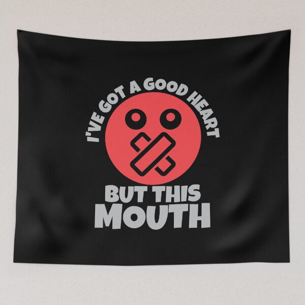 Item preview, I've Got A Good Heart But This Mouth  designed and sold by ricricswert.