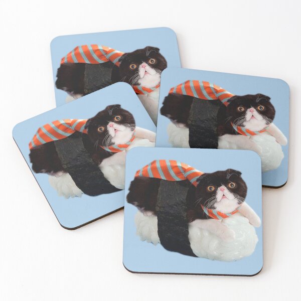 Item preview, sushi cat designed and sold by meme-stuff.