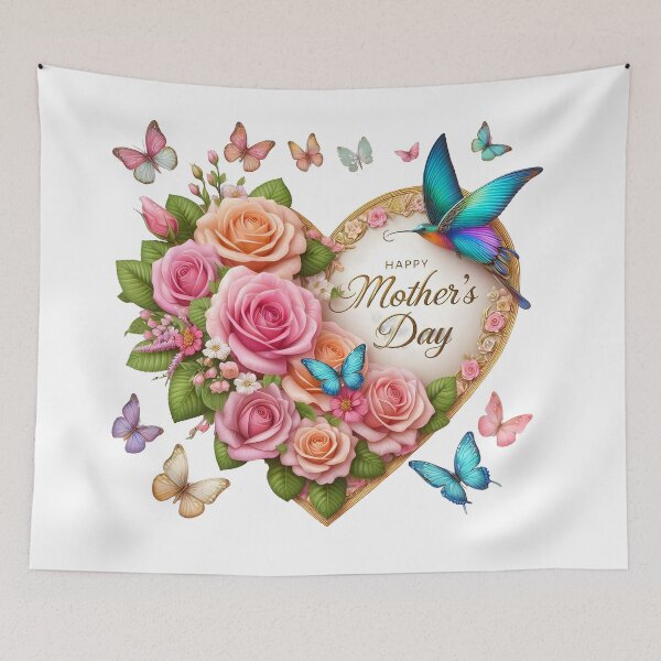 Item preview, Happy Mother's Day 2024: 3D Heart of Roses designed and sold by sofia1971.