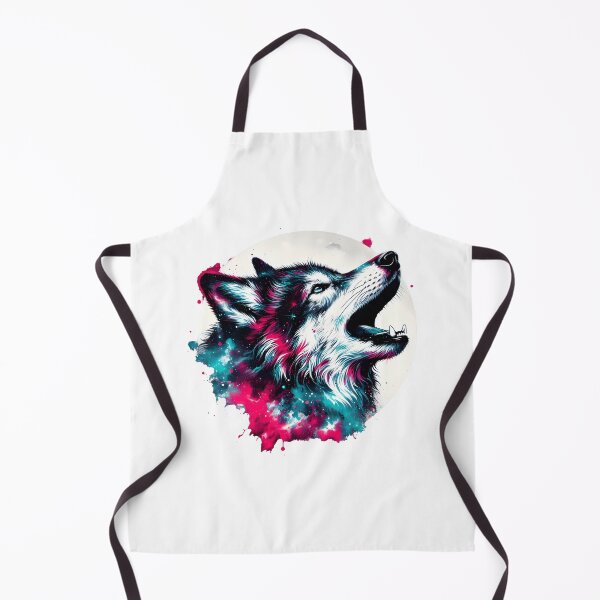 Item preview, Wolf howling illustration designed and sold by Nazardes.
