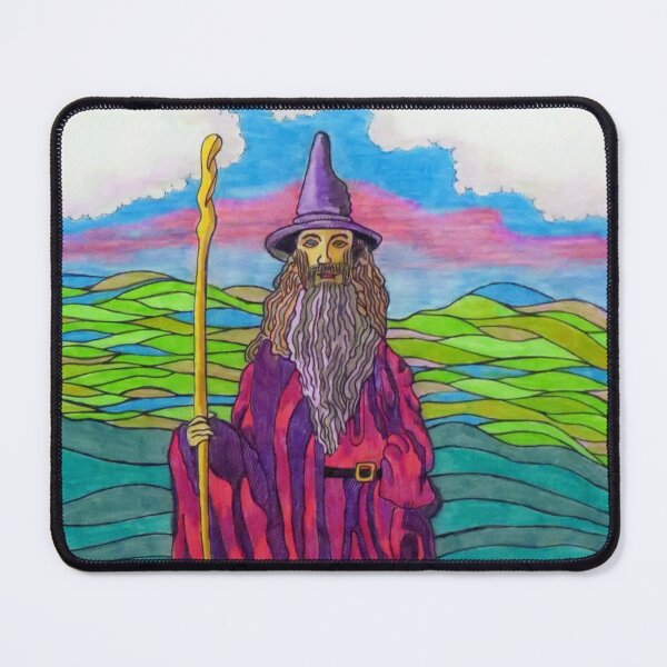 Item preview, 805 - THE WIZARD - DAVE EDWARDS - COLOURED PENCILS - 2024 designed and sold by BLYTHART.
