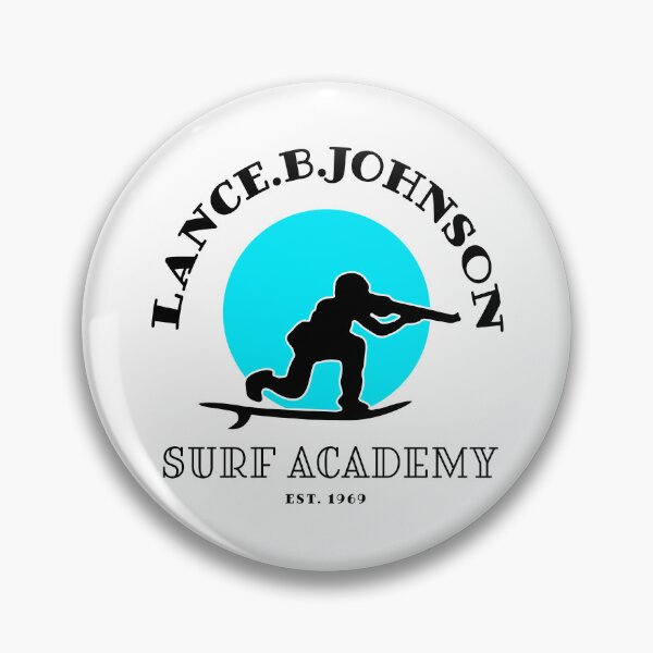 Item preview, LANCE.B.JOHNSON SURF ACADEMY. BLACK / WHITE / BLUE. designed and sold by 5hertz.