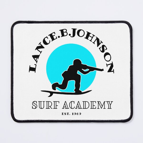 Item preview, LANCE.B.JOHNSON SURF ACADEMY. BLACK / WHITE / BLUE. designed and sold by 5hertz.