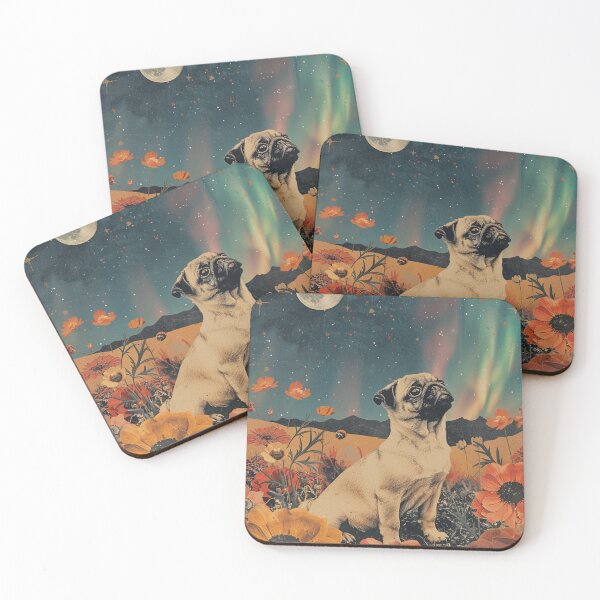 Item preview, Funny Pug Puppy Cute Vintage Graphic Art Aesthetic designed and sold by LVTFCOarts.