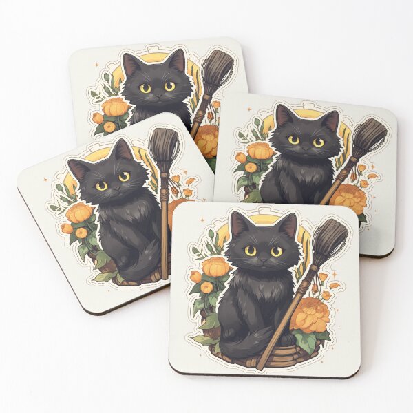 Item preview, cat witchcraft designed and sold by Ricardo Rodríguez Pérez.
