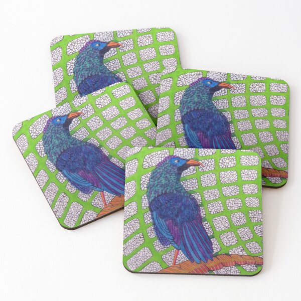 Item preview, 802 - THE BLUE RAVEN - DAVE EDWARDS - COLOURED PENCILS - 2023 designed and sold by BLYTHART.