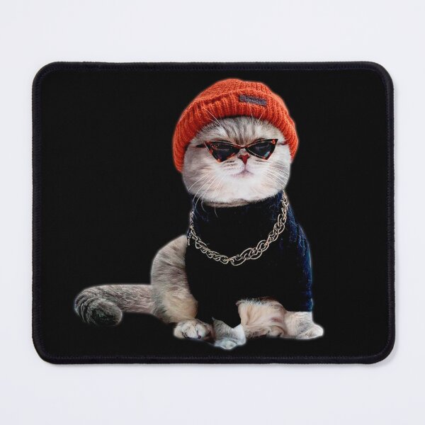 Item preview, rapper cat 1 designed and sold by meme-stuff.