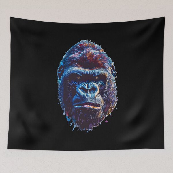 Item preview, Unamused Gorilla Head designed and sold by Psyberspace.