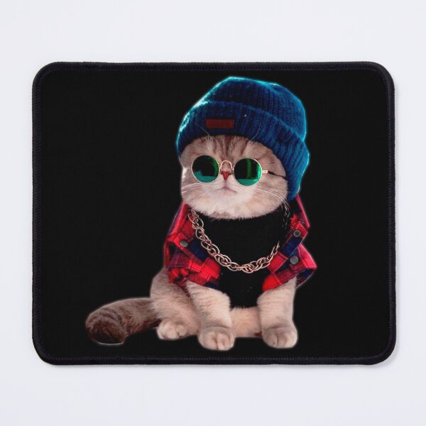 Item preview, rapper cat 2 designed and sold by meme-stuff.