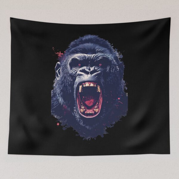Item preview, Mad Gorilla Head designed and sold by Psyberspace.