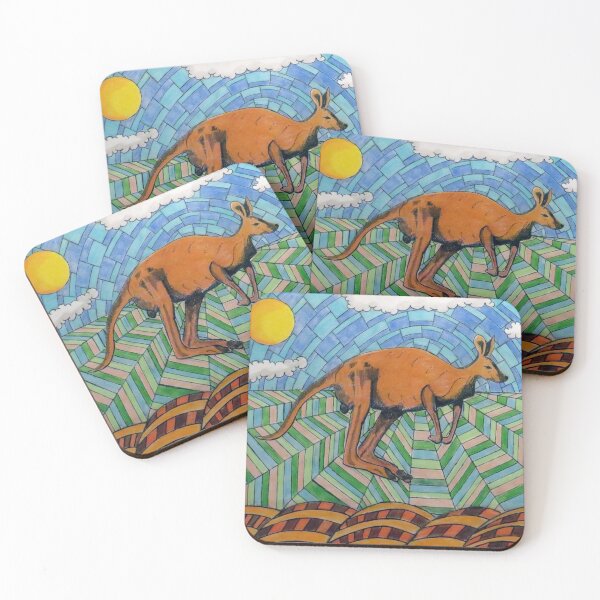 Item preview, 774 - LIVELY KANGAROO - DAVE EDWARDS - COLOURED PENCILS - 2023 designed and sold by BLYTHART.